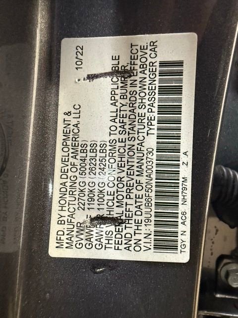 2022 Acura TLX w/A-Spec Package