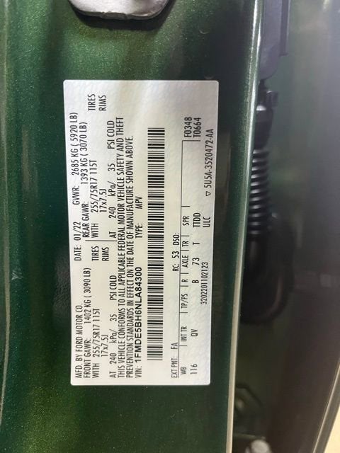 2022 Ford Bronco Base