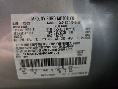 2023 Ford Explorer XLT