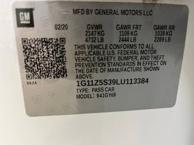 2020 Chevrolet Impala LT