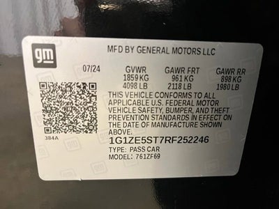 2024 Chevrolet Malibu 2LT