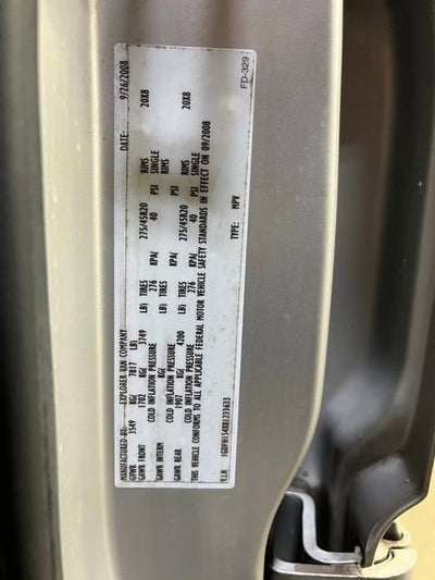 2008 GMC Savana Cargo 1500 YF7 Upfitter