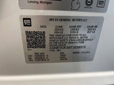 2026 Chevrolet Traverse LT