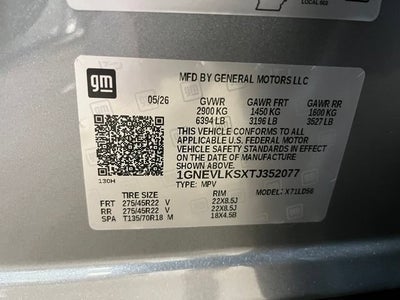 2026 Chevrolet Traverse RS