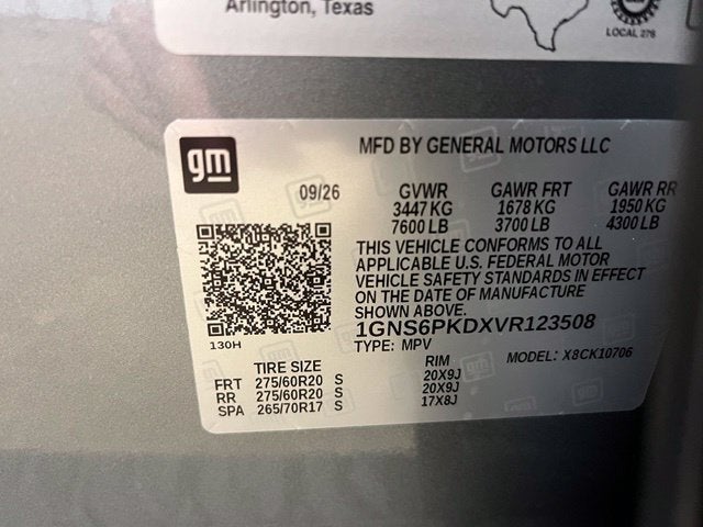 2027 Chevrolet Tahoe Z71