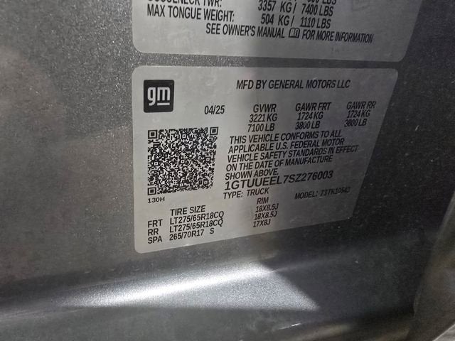 2025 GMC Sierra 1500 AT4