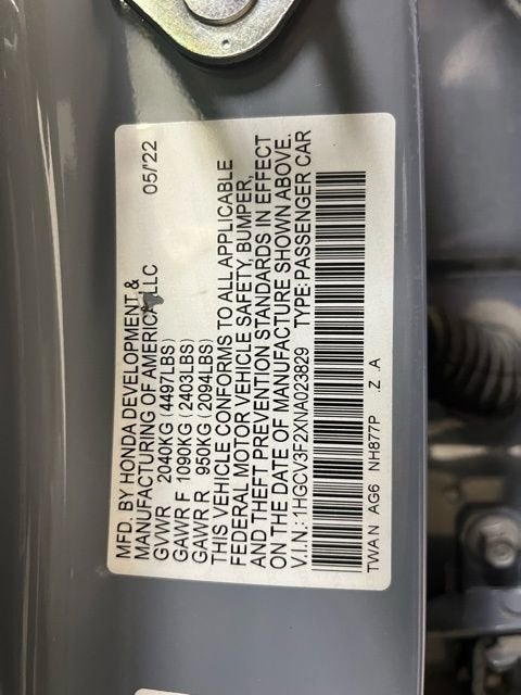 2022 Honda Accord Hybrid Sport