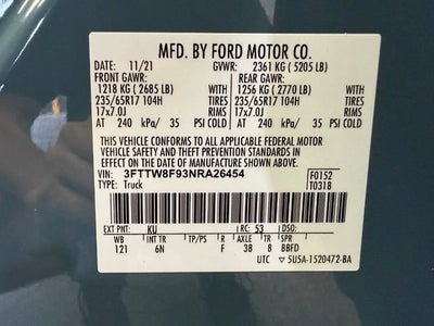 2022 Ford Maverick XL