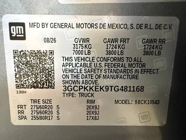 2026 Chevrolet Silverado 1500 LT (2FL)