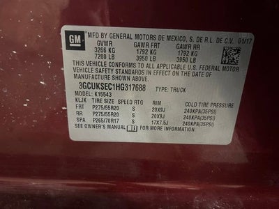 2017 Chevrolet Silverado 1500 LTZ