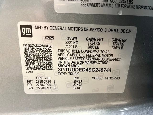 2025 GMC Sierra 1500 SLT