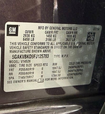 2015 Buick Enclave Leather