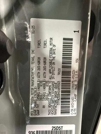2025 Toyota Tundra 4WD Platinum Hybrid
